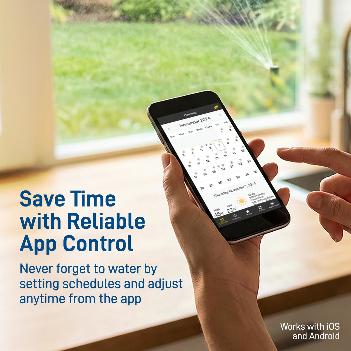 B-hyve XD 1-Outlet Bluetooth Hose Faucet Sprinkler Timer | 24511