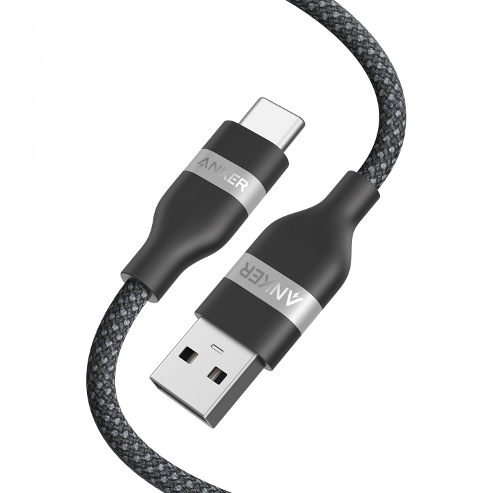 Anker USB-A to USB-C Cable (3 ft / 6 ft, Upcycled-Braided)