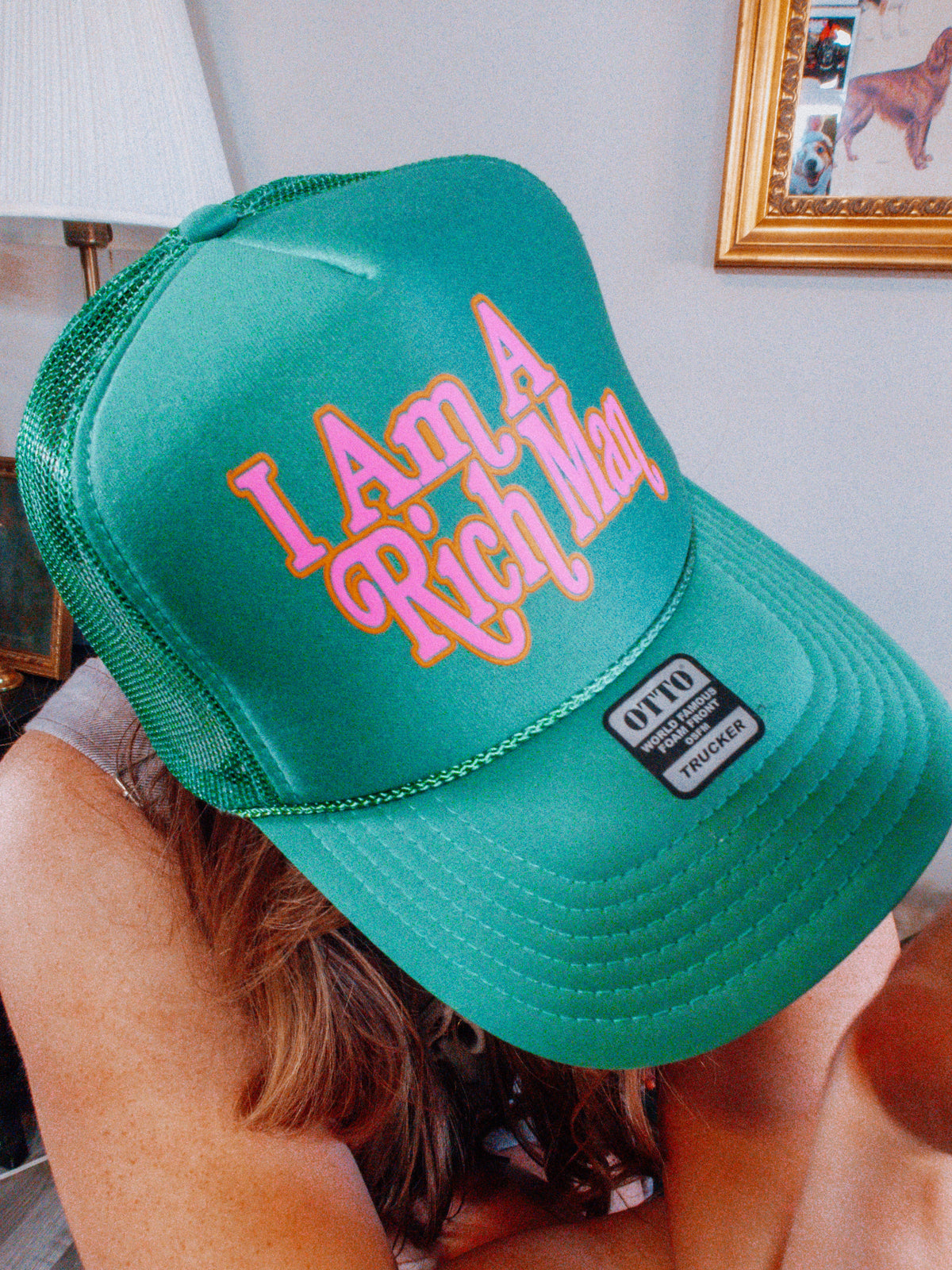 Underground Original Design: I Am A Rich Man Trucker Hat