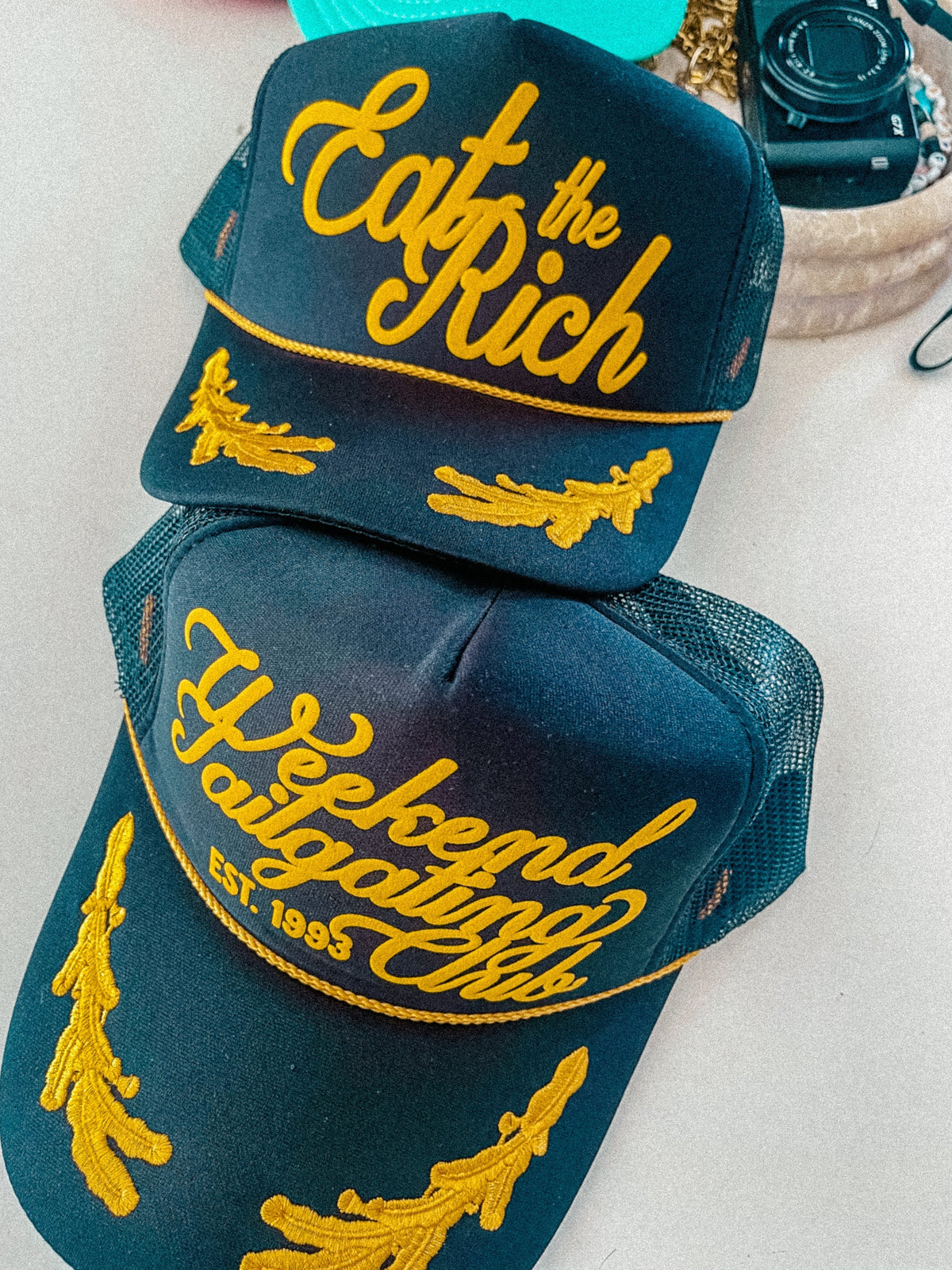 Underground Original Design: Eat The Rich, Western Trucker Hat
