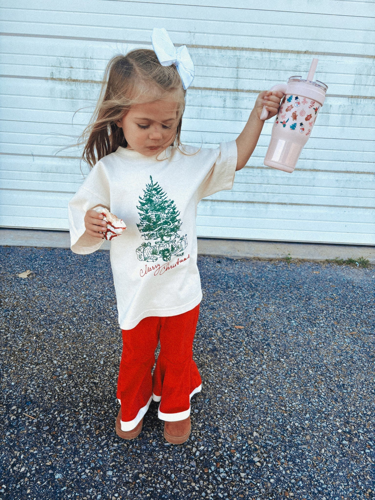 Underground Original Design: * KIDS * The Merry Christmas Tree Boxy T-Shirt