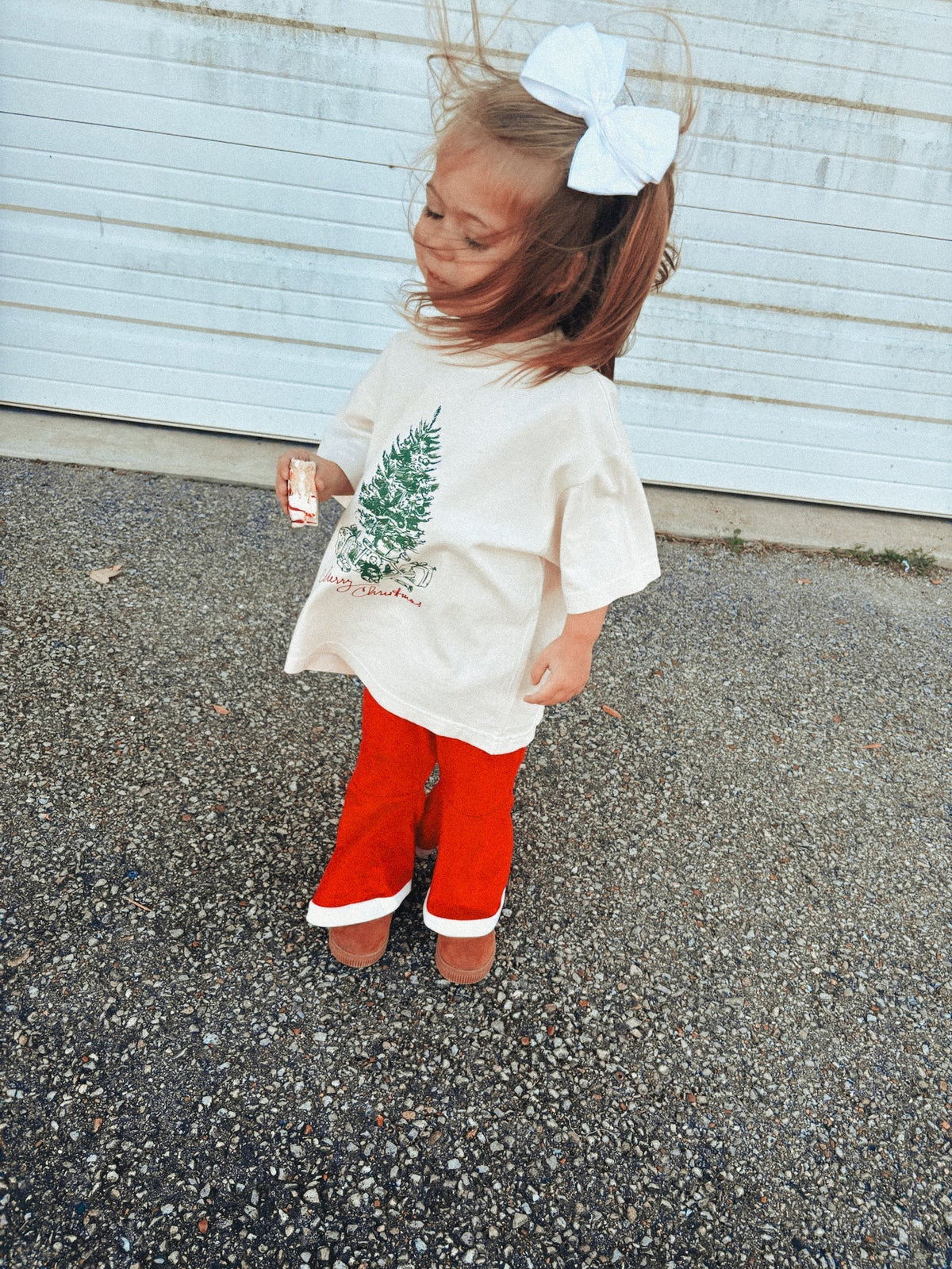 Underground Original Design: * KIDS * The Merry Christmas Tree Boxy T-Shirt