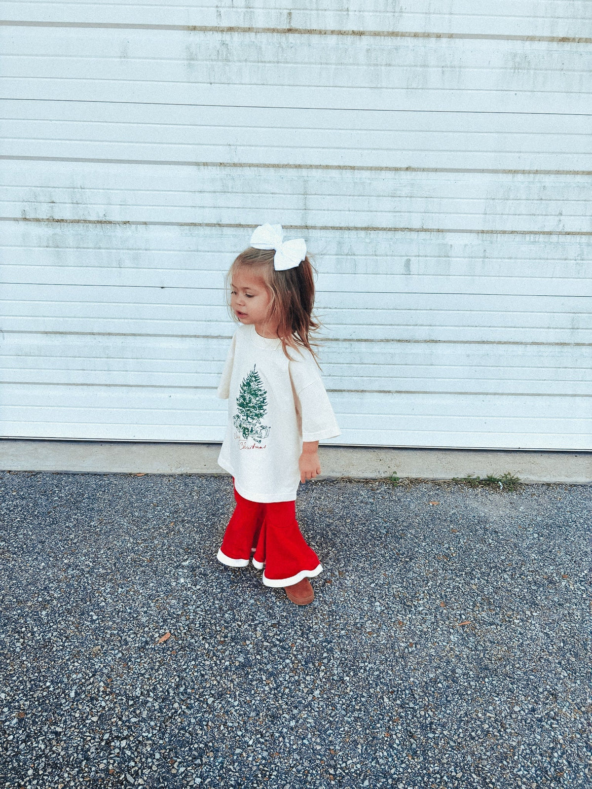 Underground Original Design: * KIDS * The Merry Christmas Tree Boxy T-Shirt