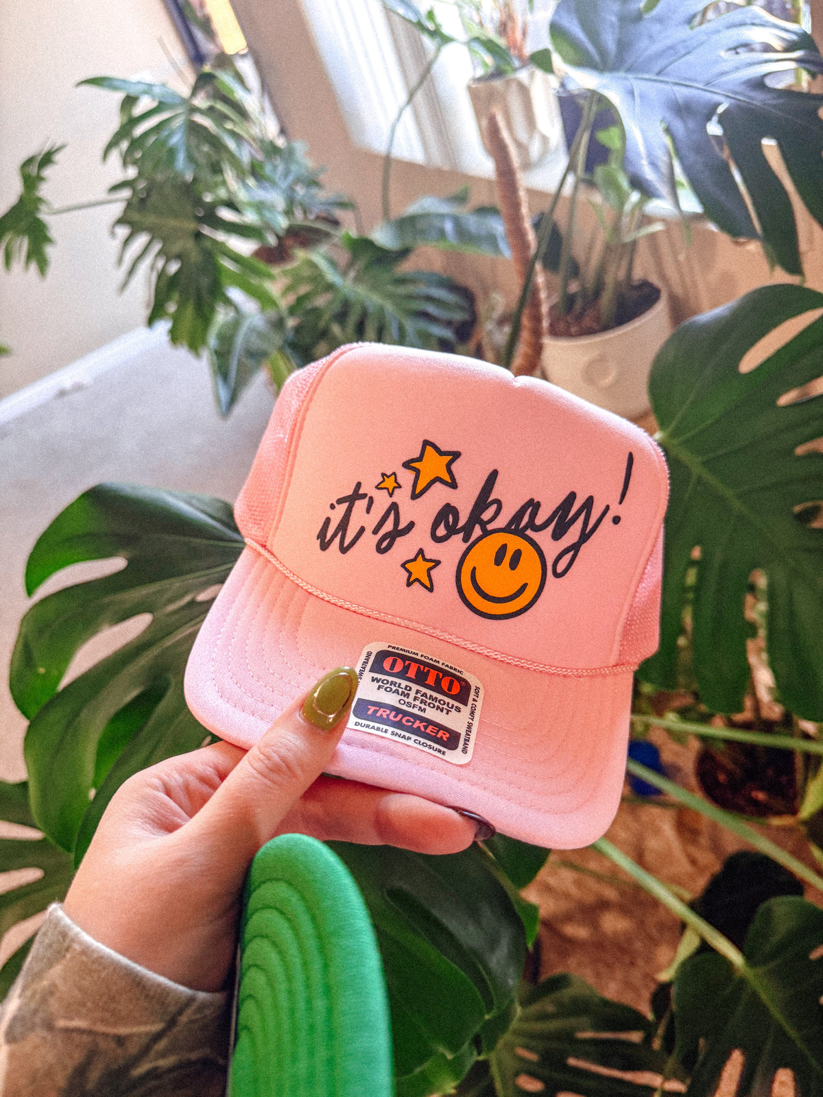 Underground Original Design: It's Okay! Smile & Star Trucker Hat