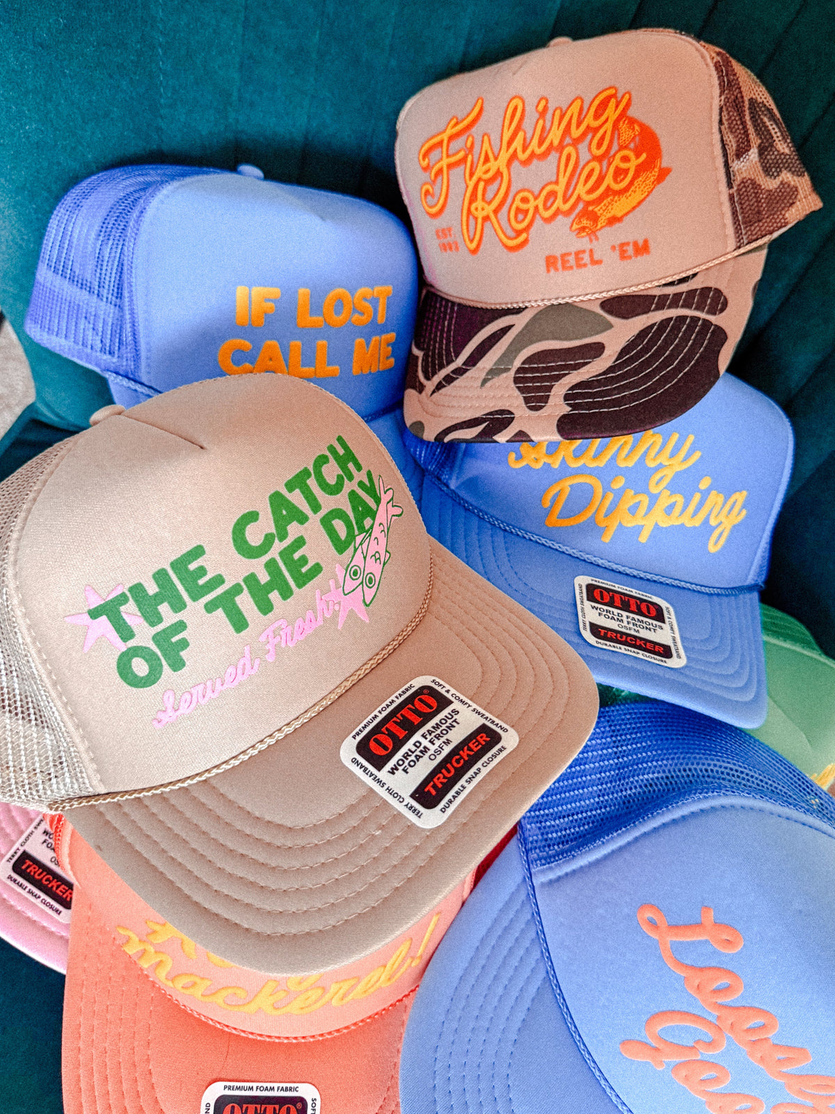 Underground Original Design: Catch of the Day, Served Fresh Summer Trucker Hat