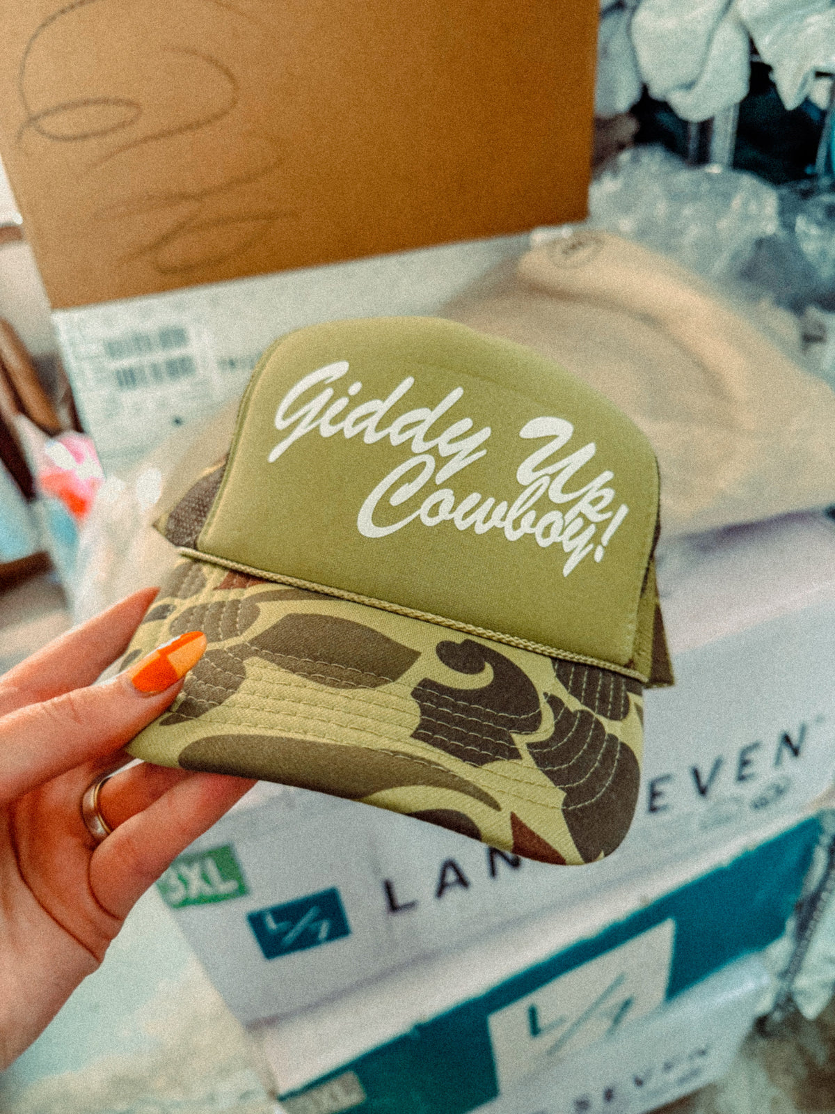 Underground Original Design: Giddy Up Cowboy! Western Trucker Hat