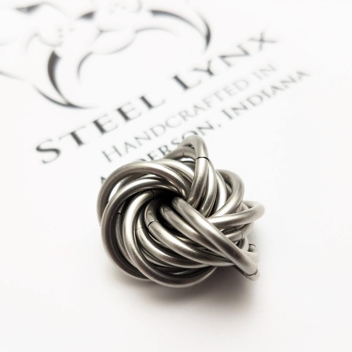 Mobii® STAINLESS STEEL: Stress Ball, Stim Fidget Ball Desk Toy