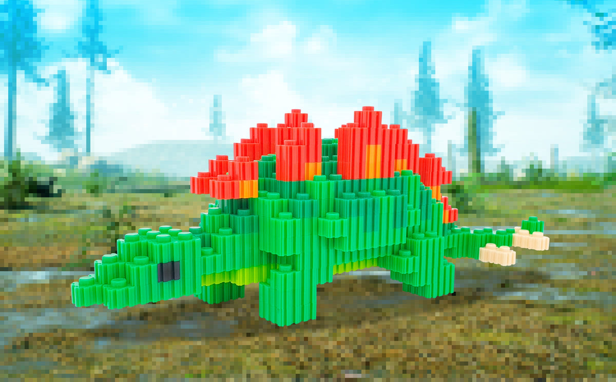 Stegosaurus - Pix Brix Dinosaur series
