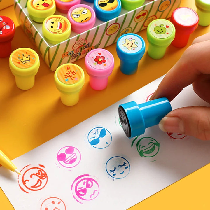 Smiley Self-Inking Stamp Set