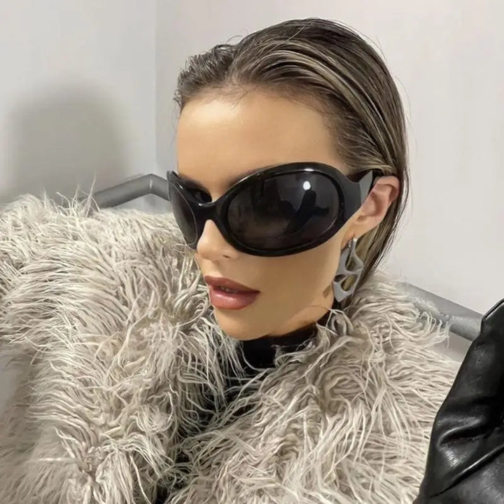 39BD Anti-glare Punk Sunglasses Alien Sunglasses y2k Sunglasses Uv400 Sunglasses