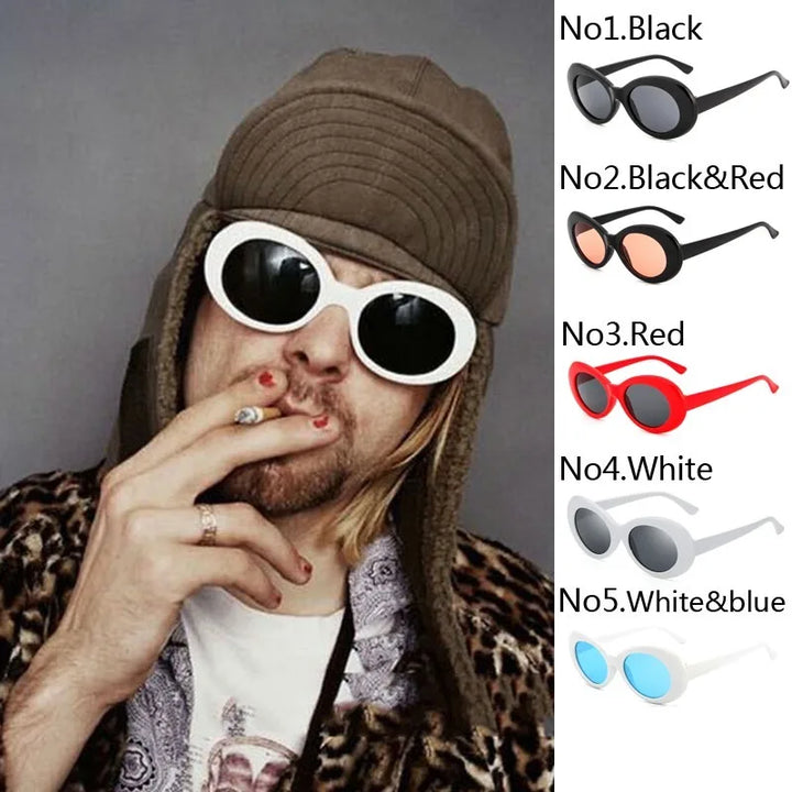 Hot NIRVANA Kurt Cobain Sunglasses Women Men Fahion Female
