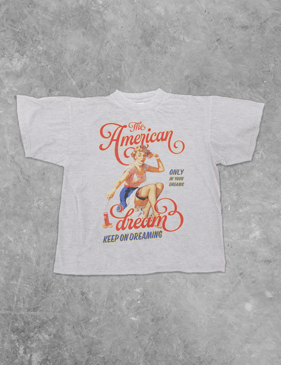 Underground Original Design: The American Dream, In Your Dreams Boxy Cotton T-Shirt