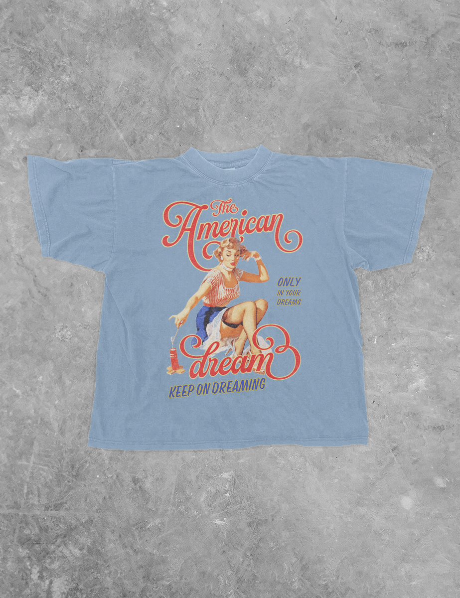 Underground Original Design: The American Dream, In Your Dreams Boxy Cotton T-Shirt