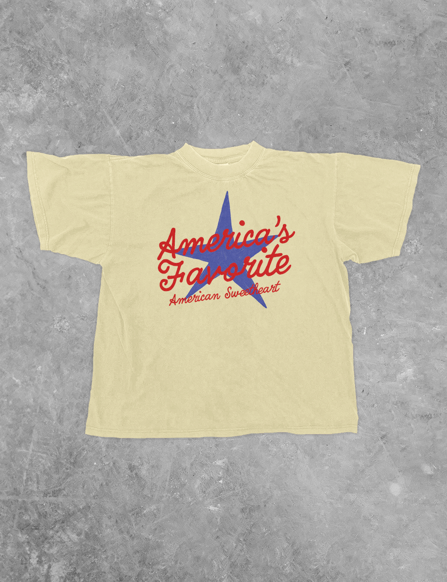 America's Favorite, American Sweetheart BC Boxy Cotton T-Shirt