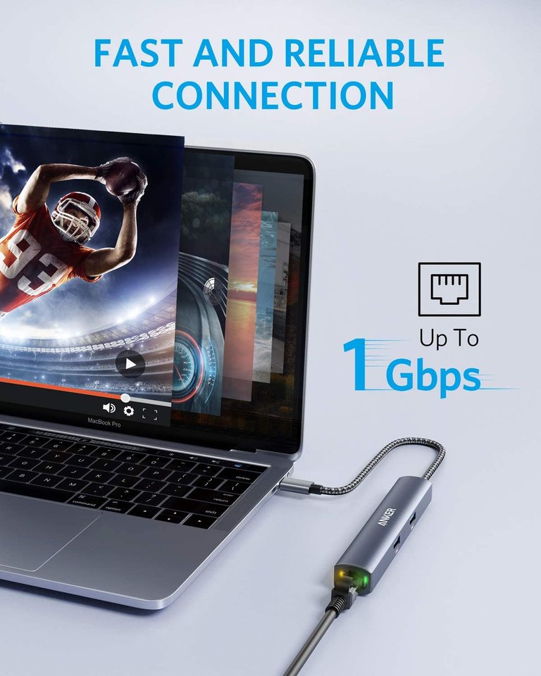 Anker 543 USB-C Hub (6-in-1, Slim)