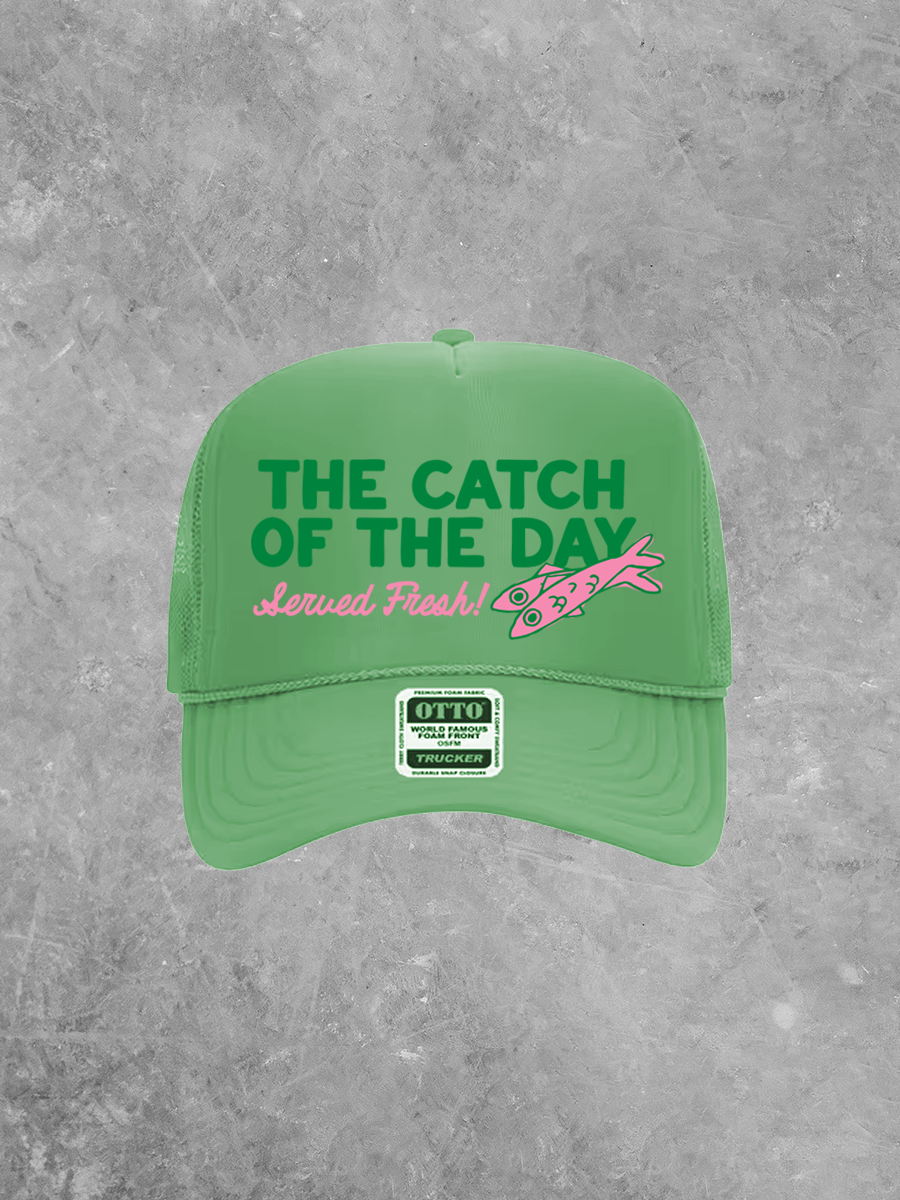 Underground Original Design: Catch of the Day, Served Fresh Summer Trucker Hat