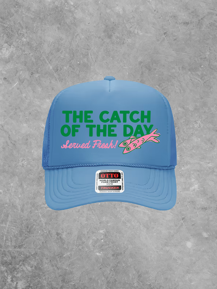 Underground Original Design: Catch of the Day, Served Fresh Summer Trucker Hat