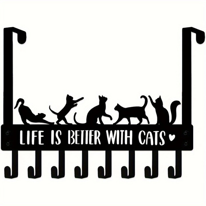Over-the-Door Cat Hook Organizer
