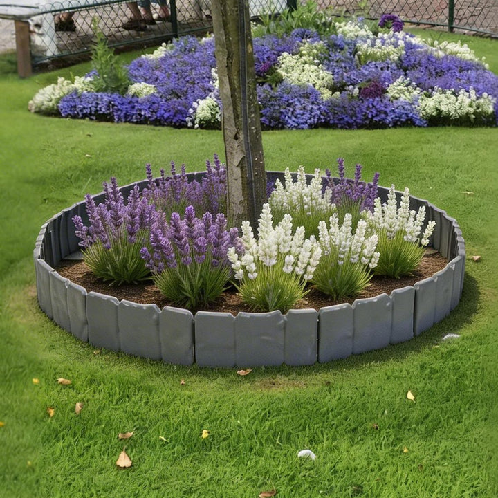 Faux Stone Garden Border Edging