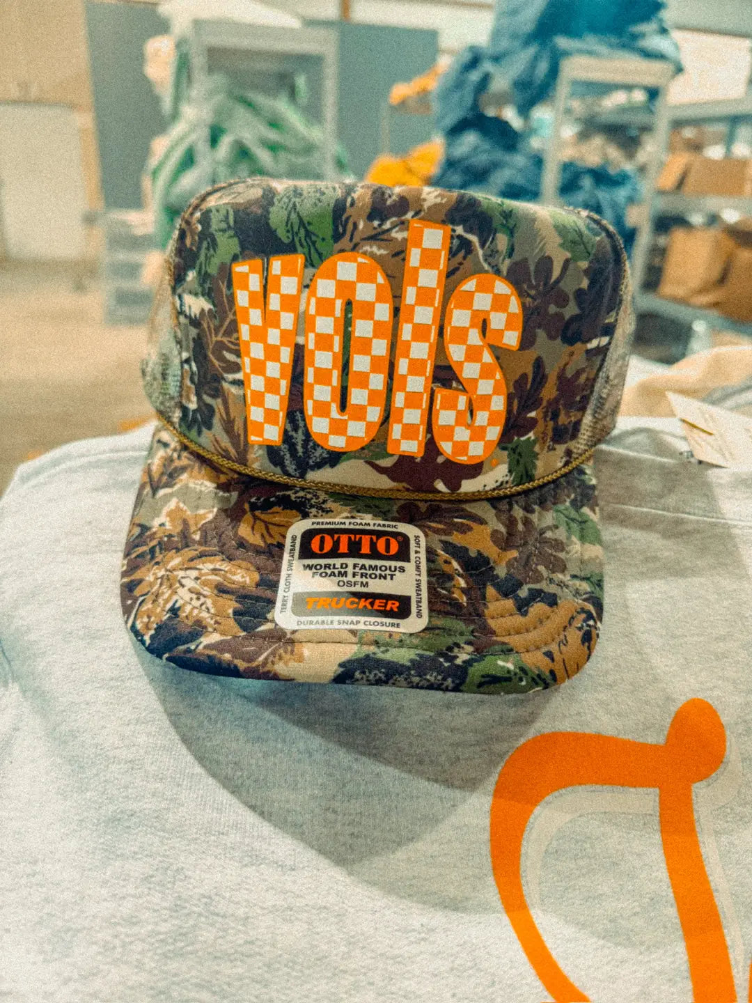 Tennessee VOLS Checkerboard, Game Day Trucker Hat