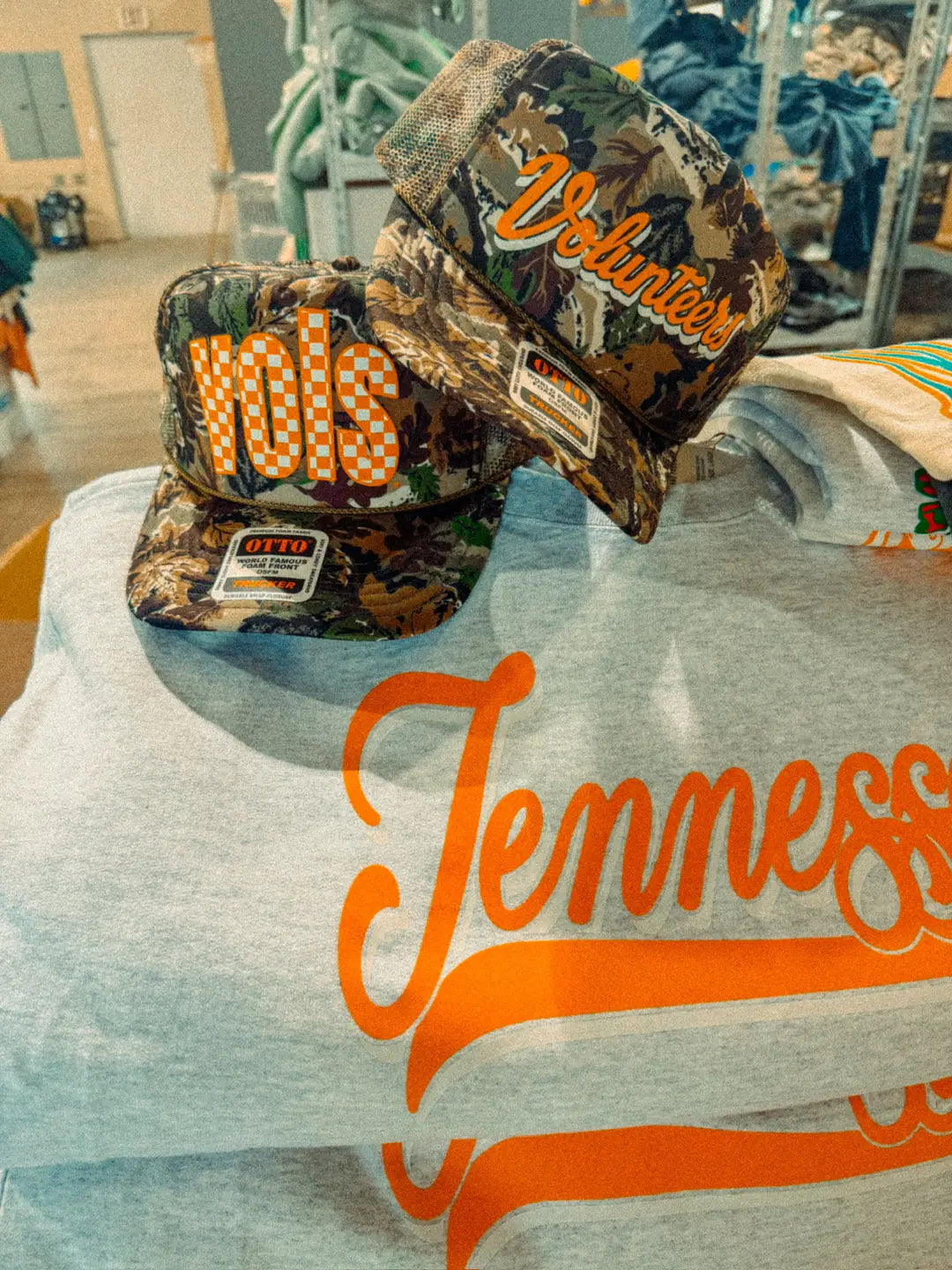 Tennessee VOLS Checkerboard, Game Day Trucker Hat