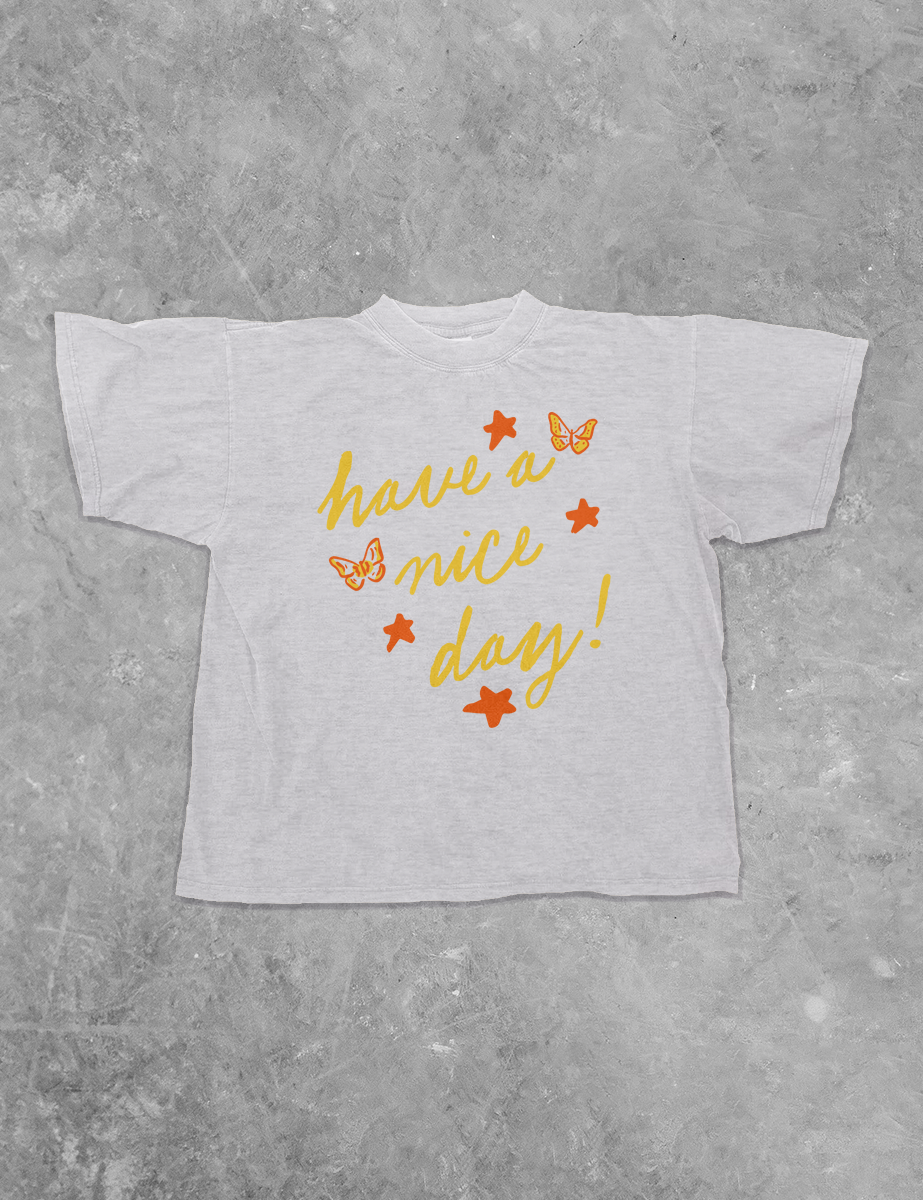 Underground Original Design: Have a Nice Day! Icons Boxy Cotton T-Shirt