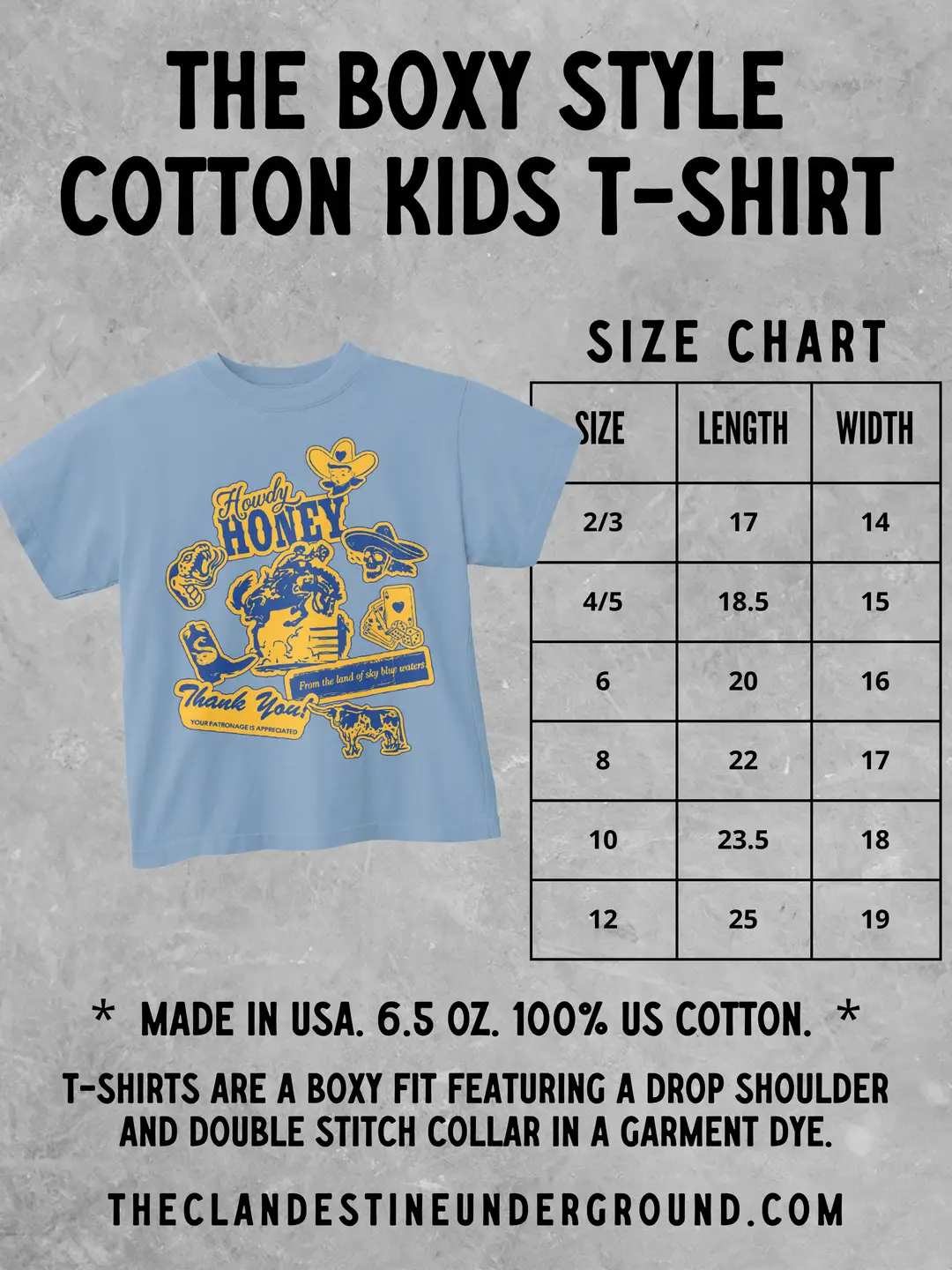 Underground Original Design: * KIDS * The North Pole Christmas Greetings! Kids Boxy T-Shirt