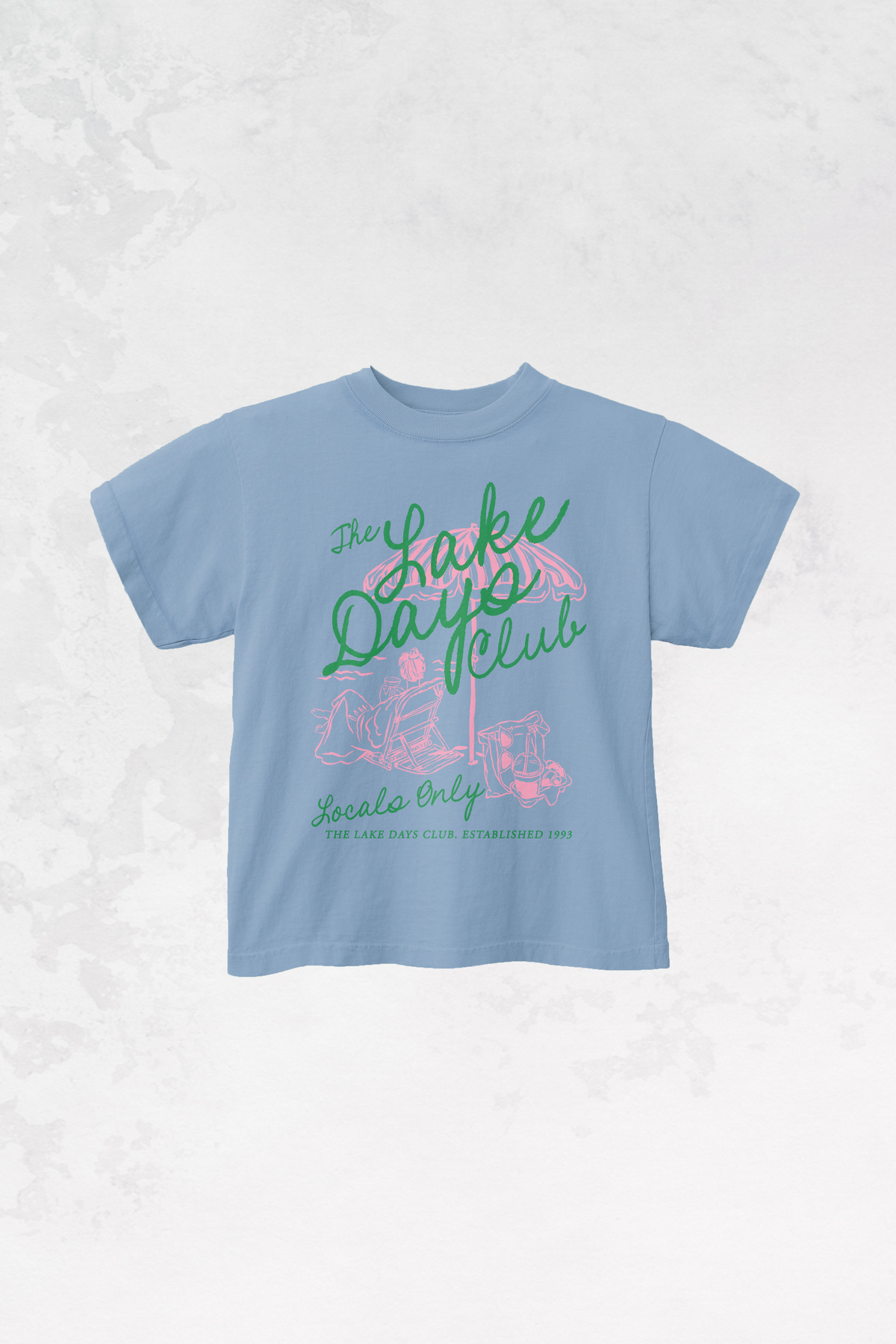 Underground Original Design: * KIDS * The Lake Days Club Boxy Kids T-Shirt
