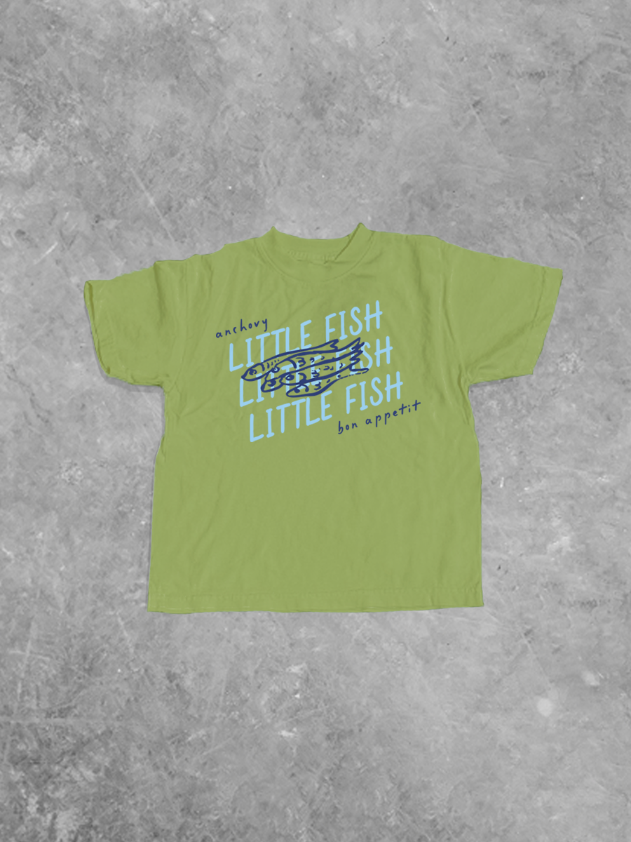 Underground Original Design: * KIDS * Anchovy Little Fish, Summer Kids Boxy T-Shirt