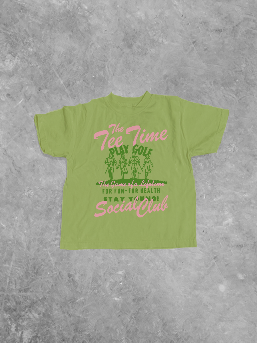 Underground Original Design: * KIDS * Tee Time Social Club Boxy Kids T-Shirt