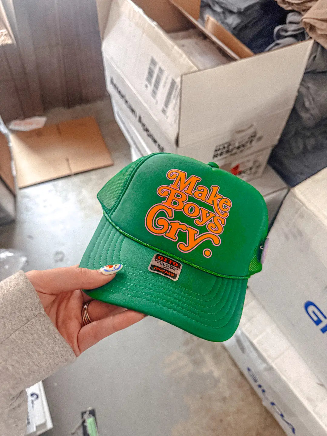 Underground Original Design: Make Boys Cry Trucker Hat