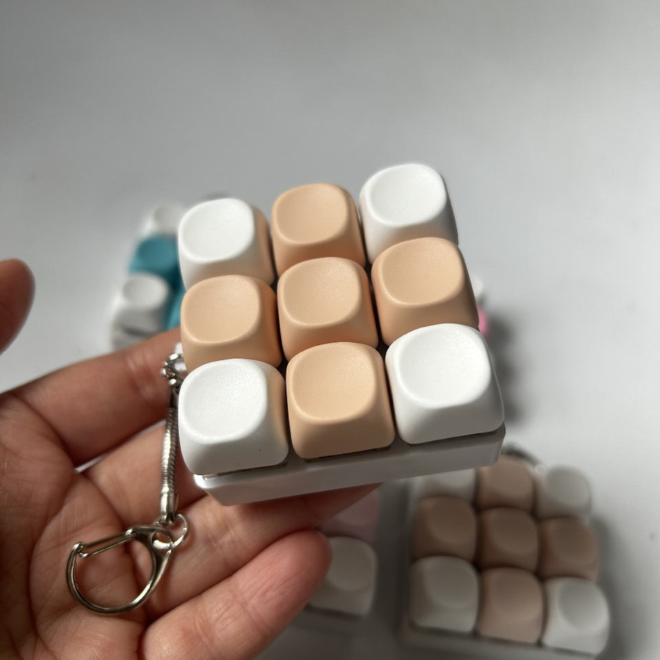 Keyboard Key Fidget Keychain