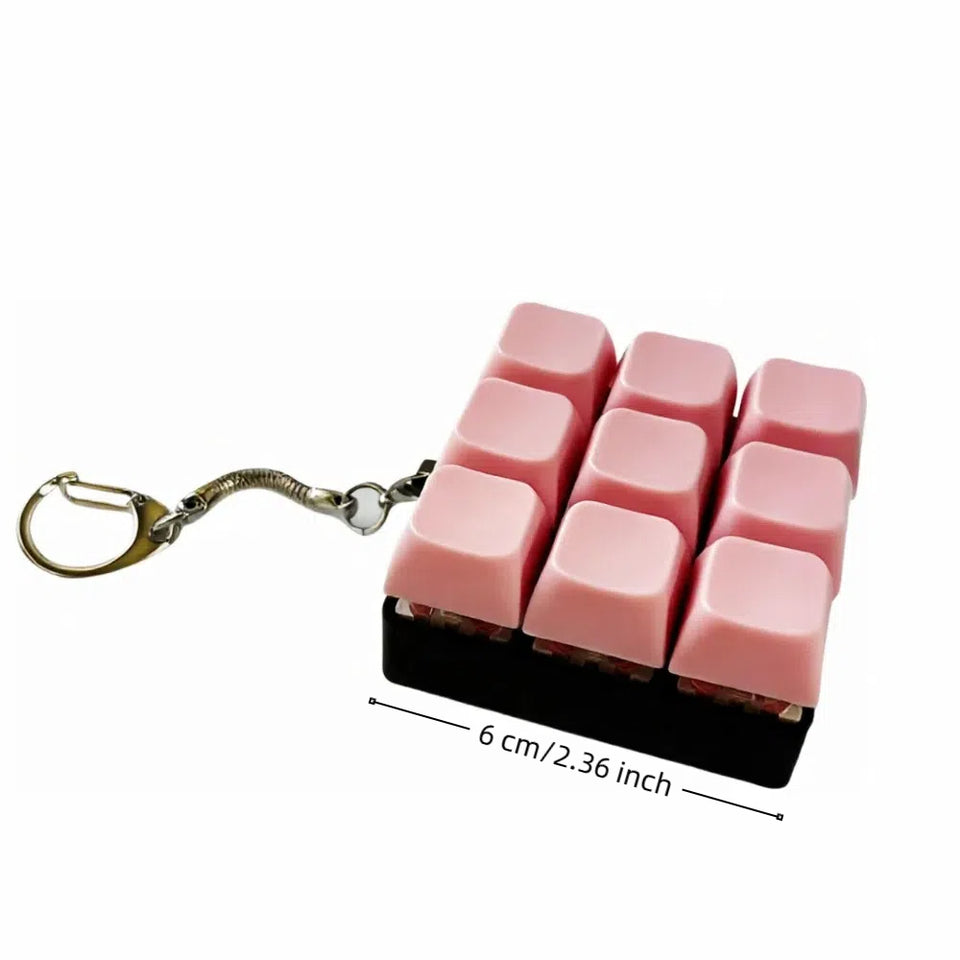 Keyboard Key Fidget Keychain