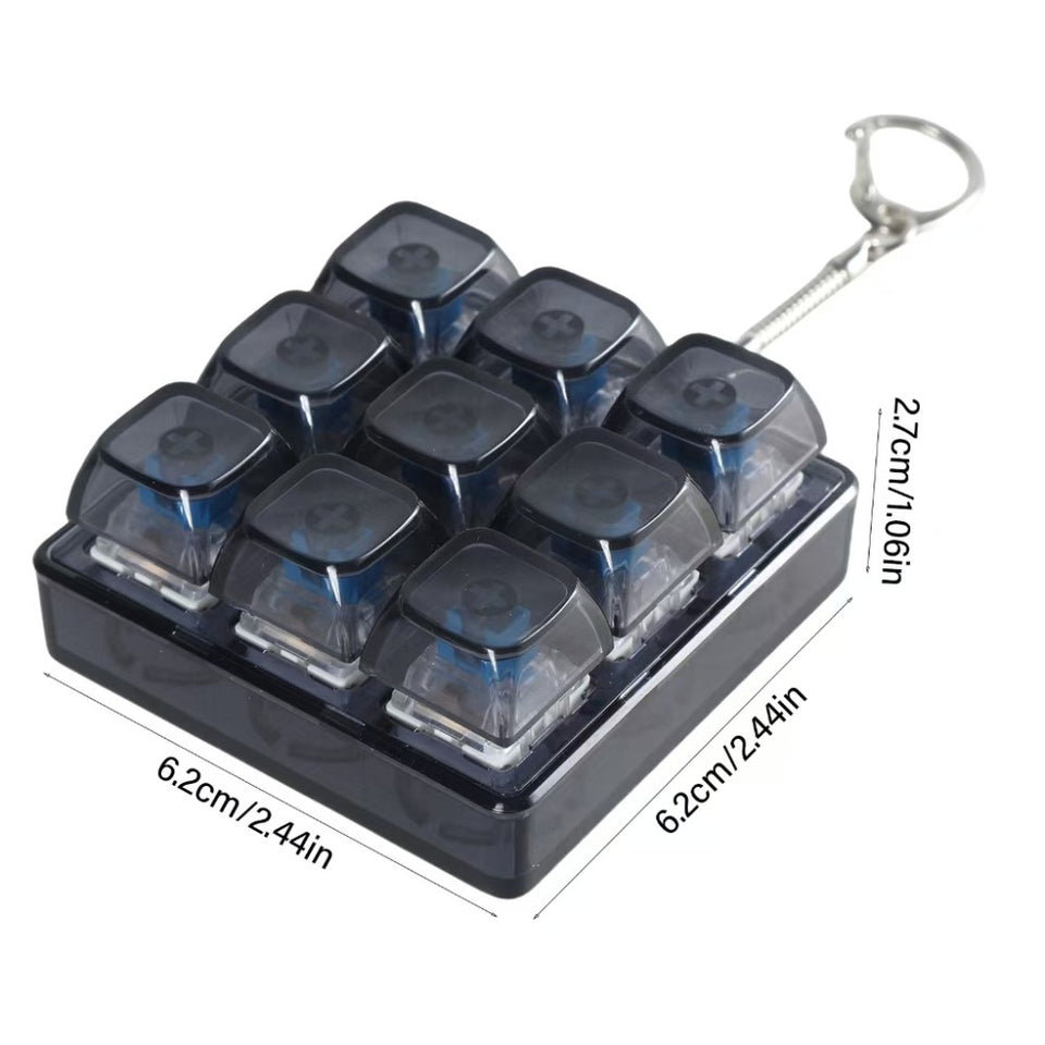 Keyboard Key Fidget Keychain