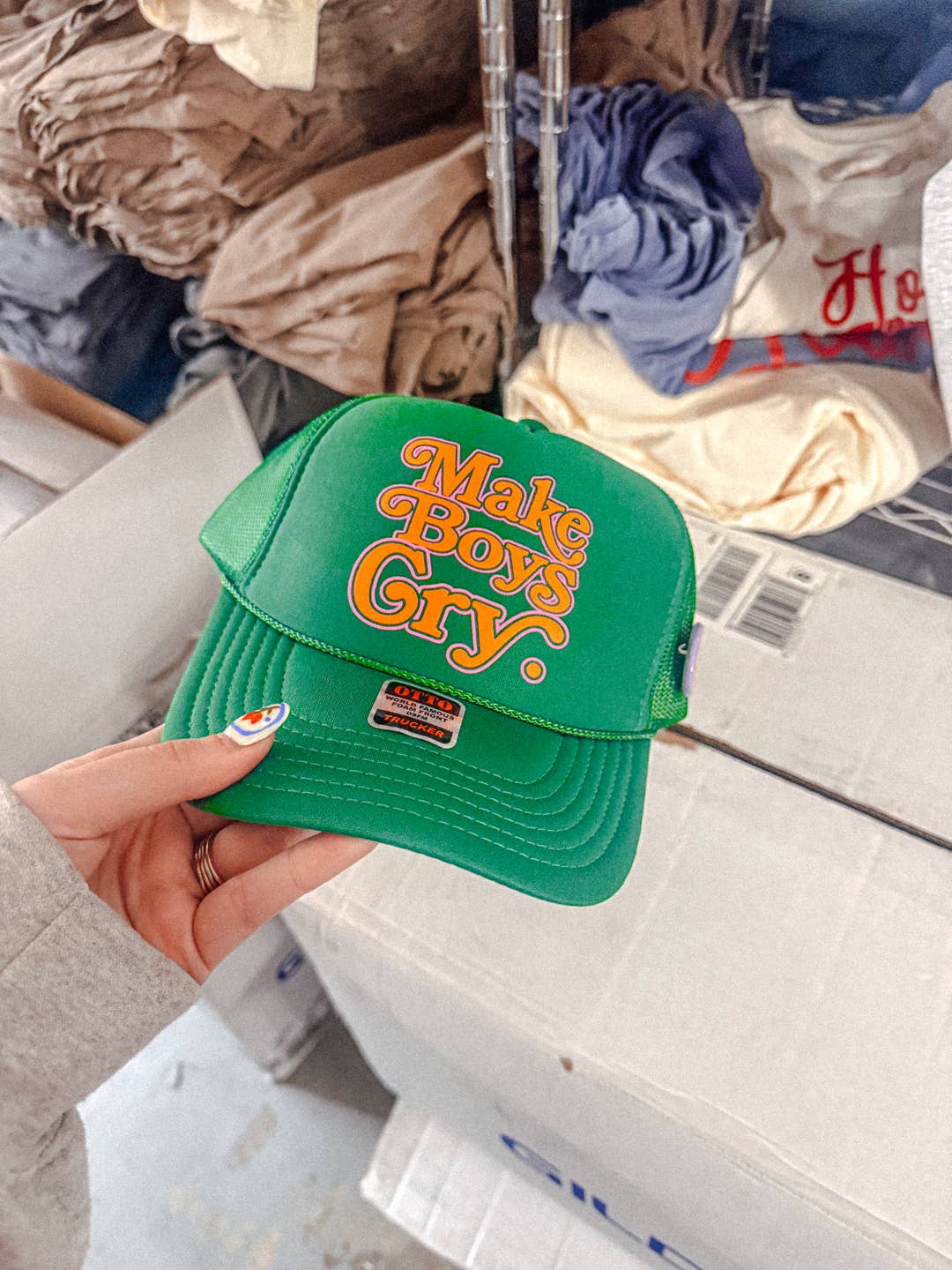 Underground Original Design: Make Boys Cry Trucker Hat