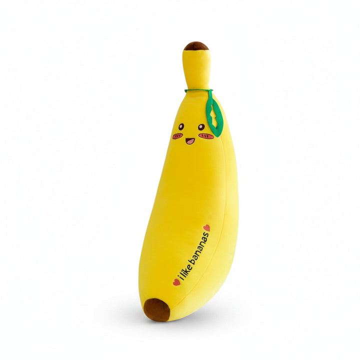 Smiley Banana Stuffed Animal — Kawaii Plush Gift