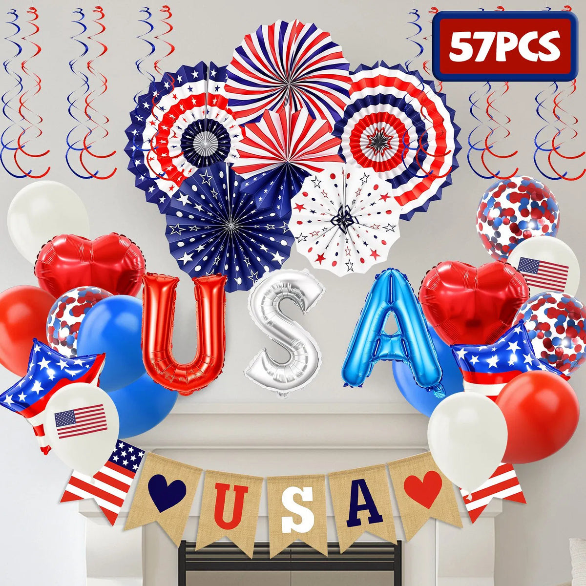 Patriotic Party Decoration Set