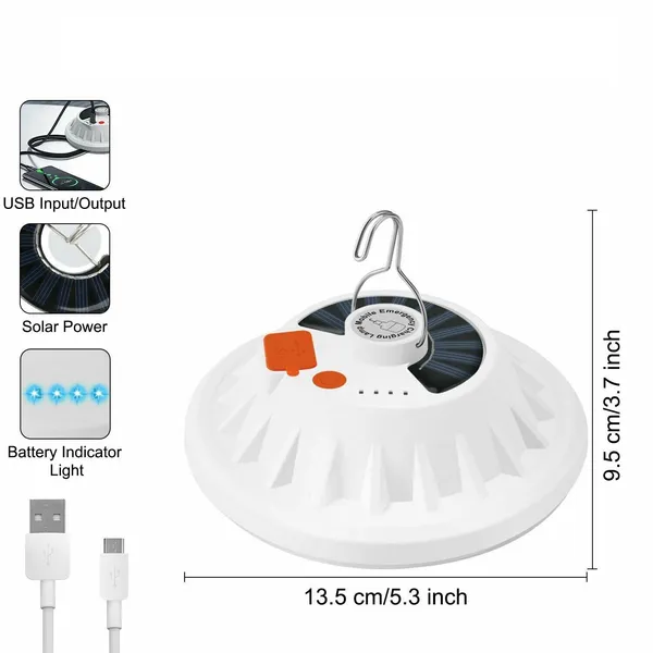 Solar and USB Camping Lantern