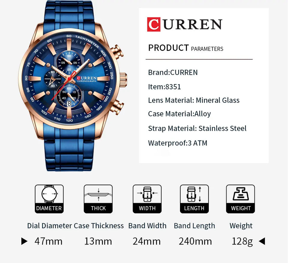 CURREN Men's Quartz Watch