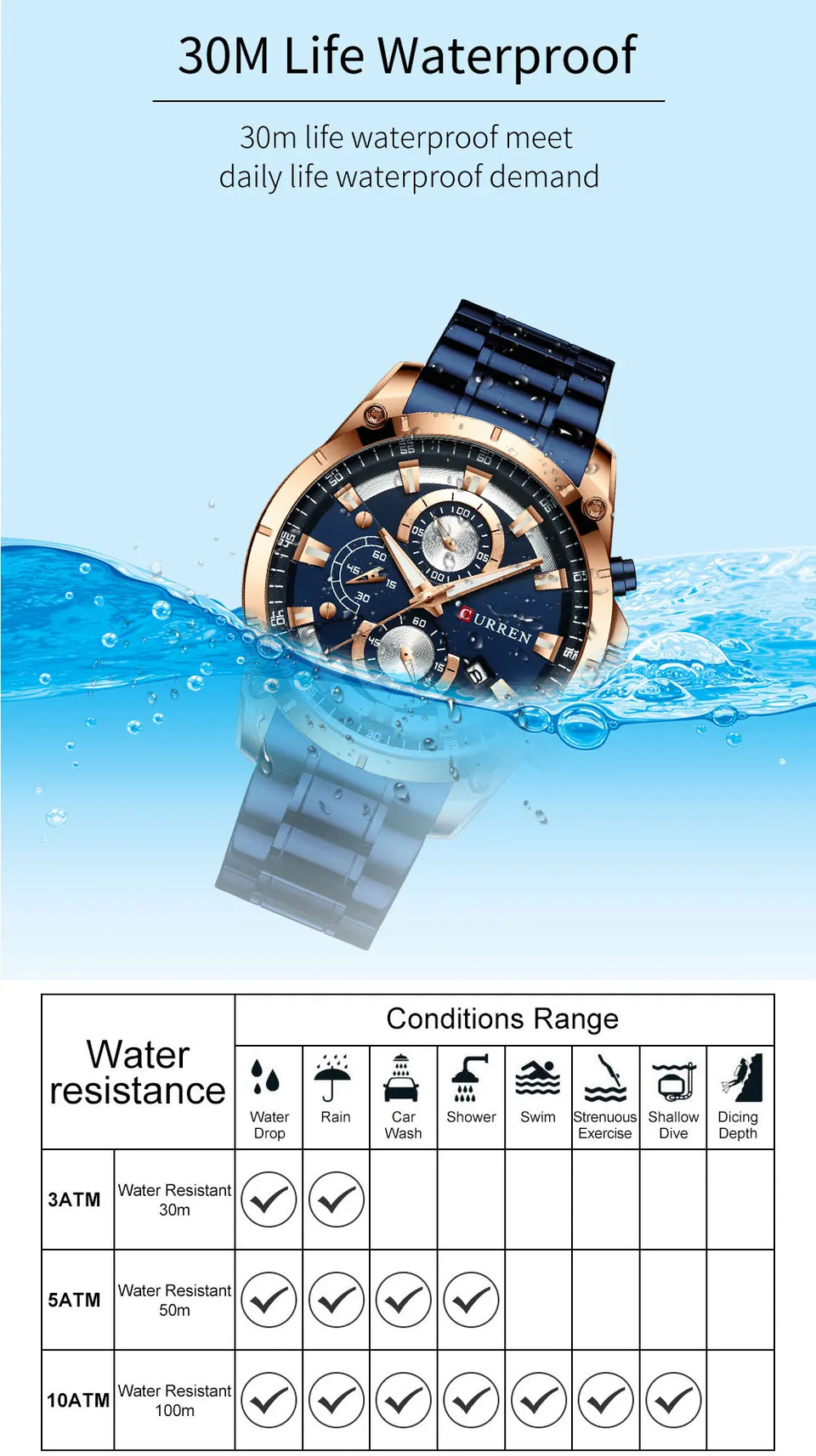 CURREN Men's Watch