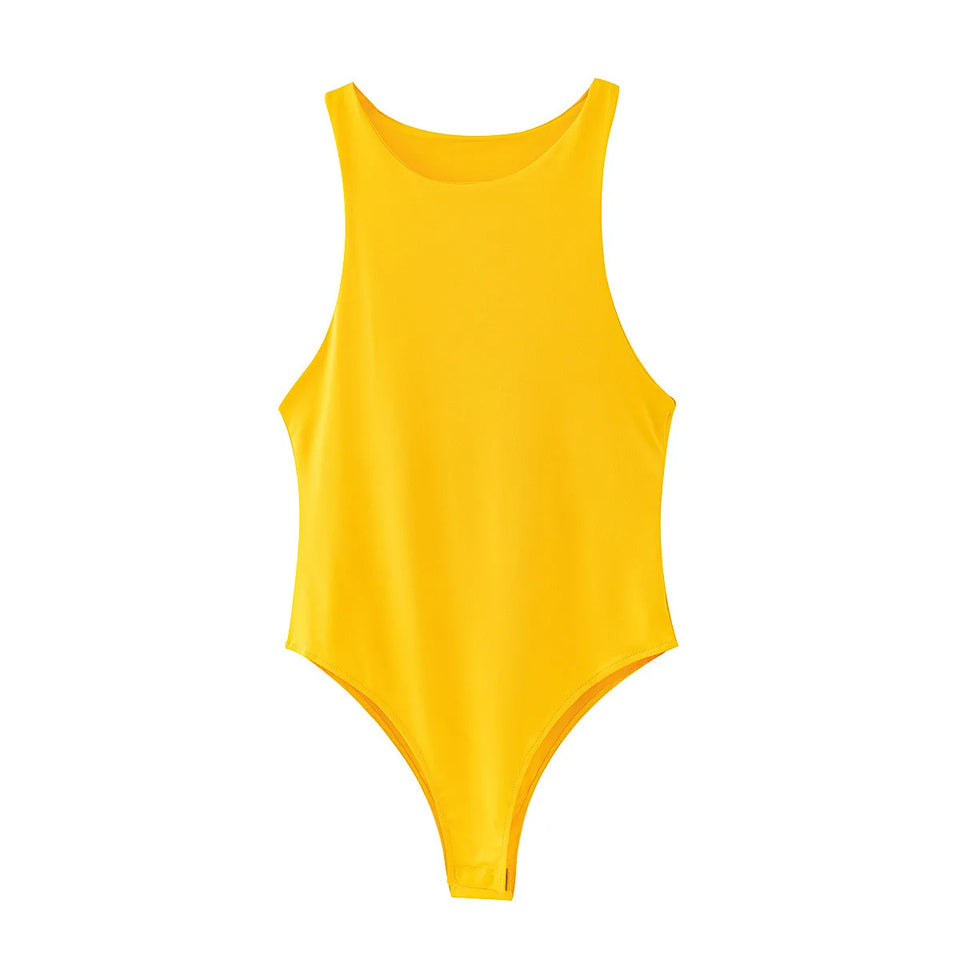 Women's Solid Bodysuit