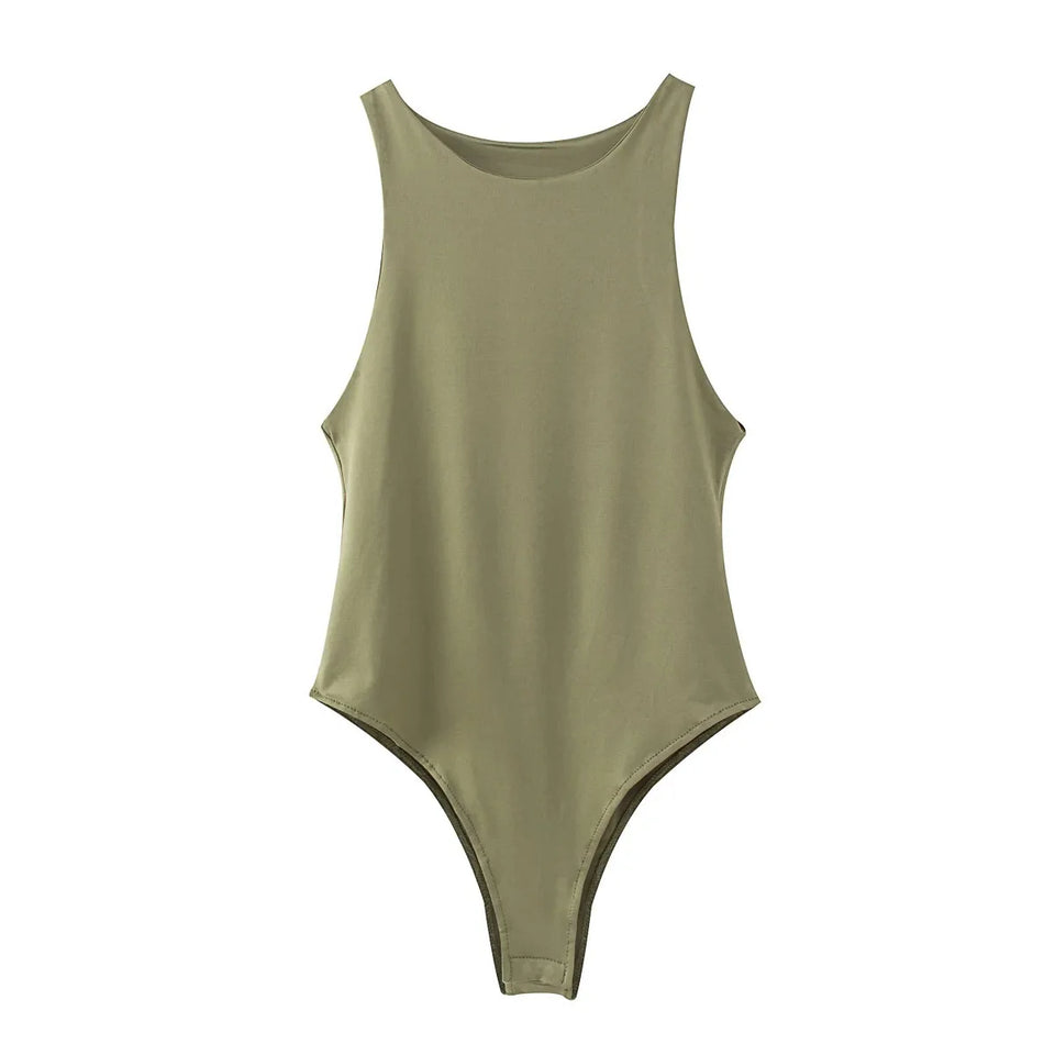 Women's Solid Bodysuit
