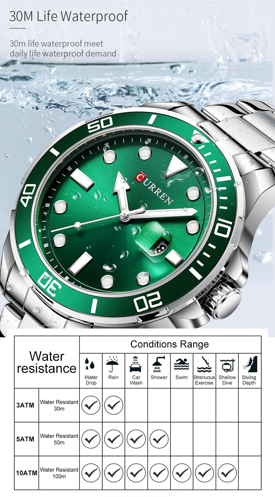 CURREN Men's Quartz Watch
