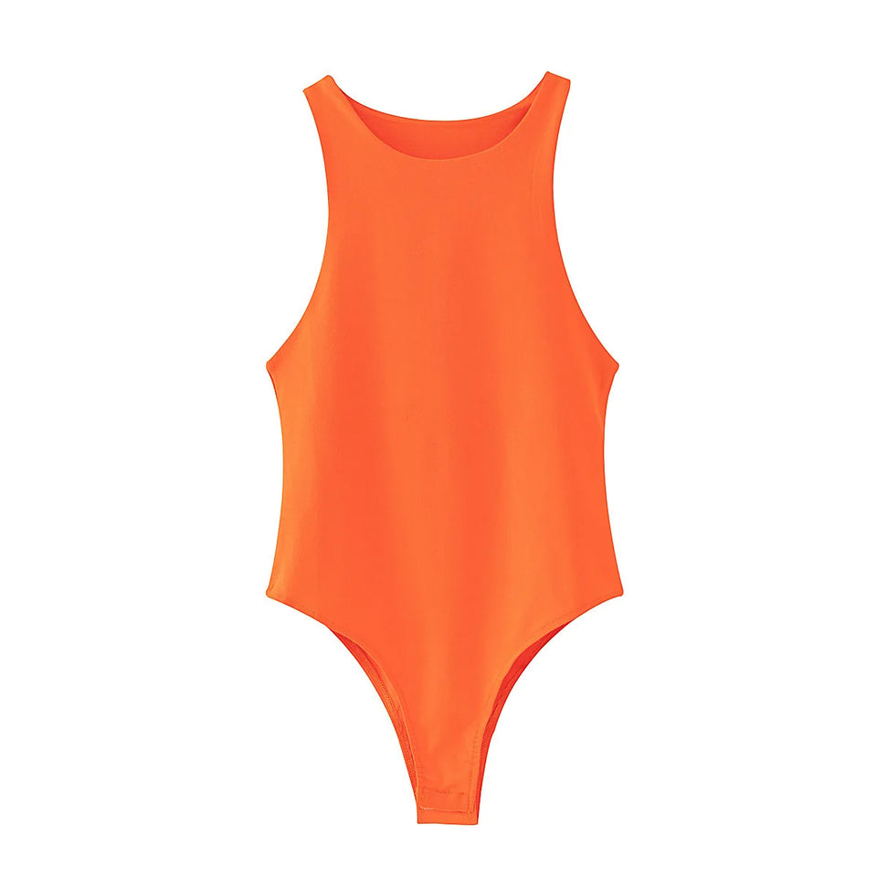 Women's Solid Bodysuit
