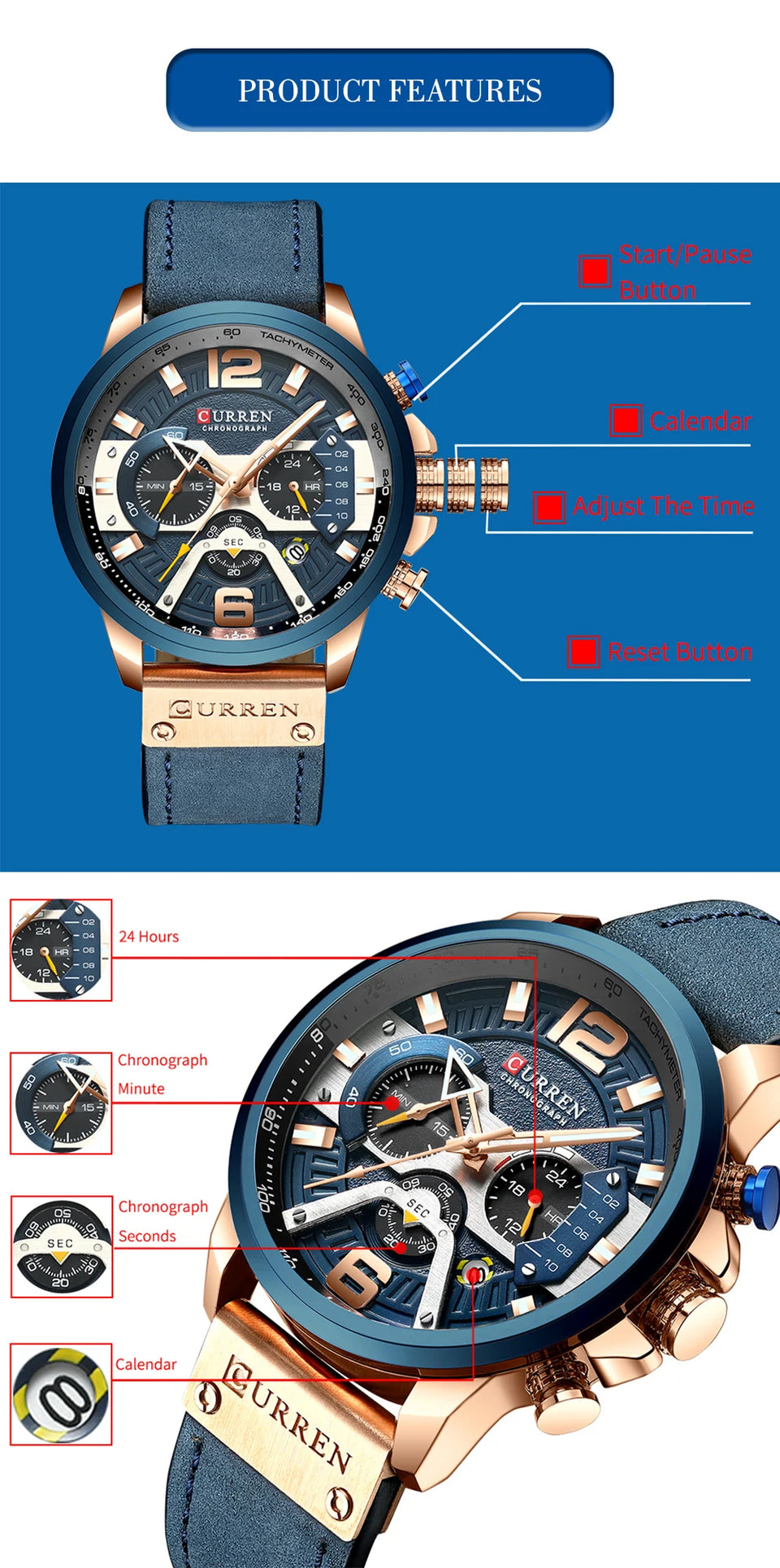 CURREN Men's Watch