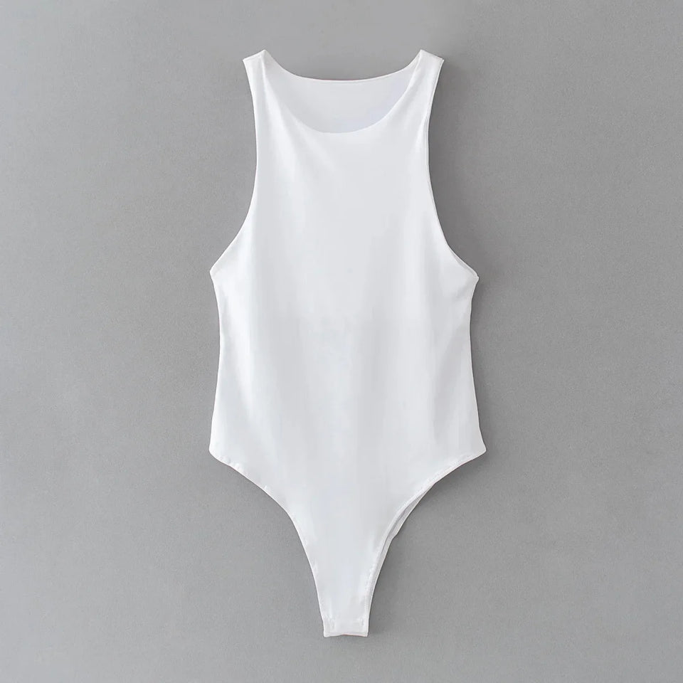 Women's Solid Bodysuit