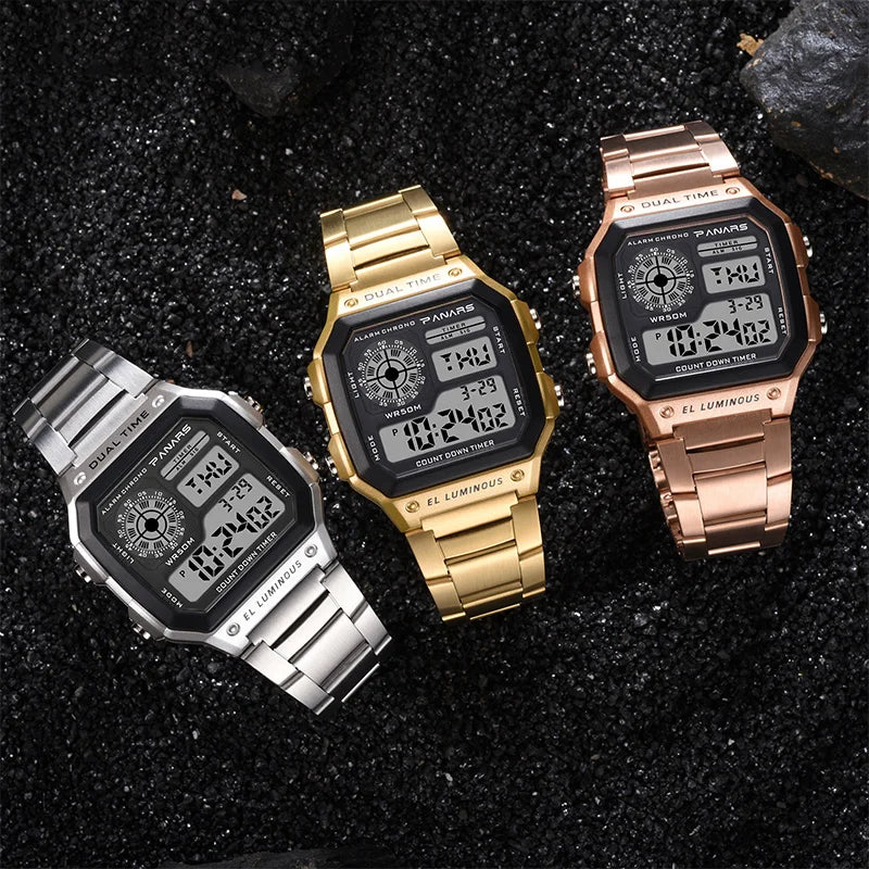 Men's Square-Dial Watch