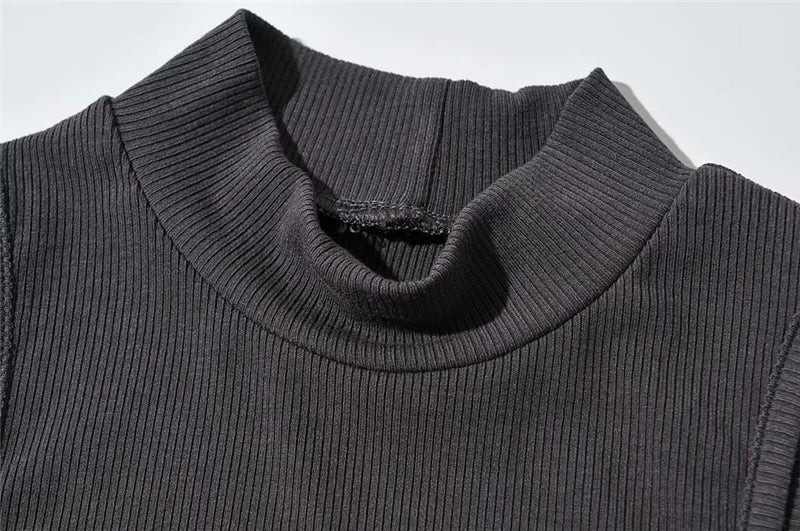 Women's High-Neck Crop Tank Top