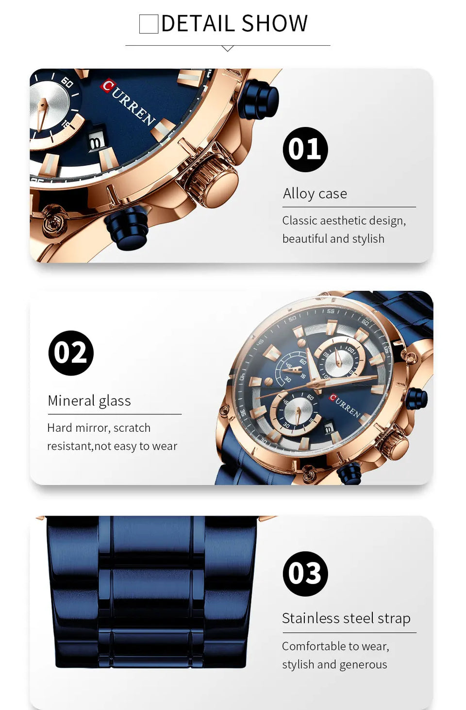 CURREN Men's Watch