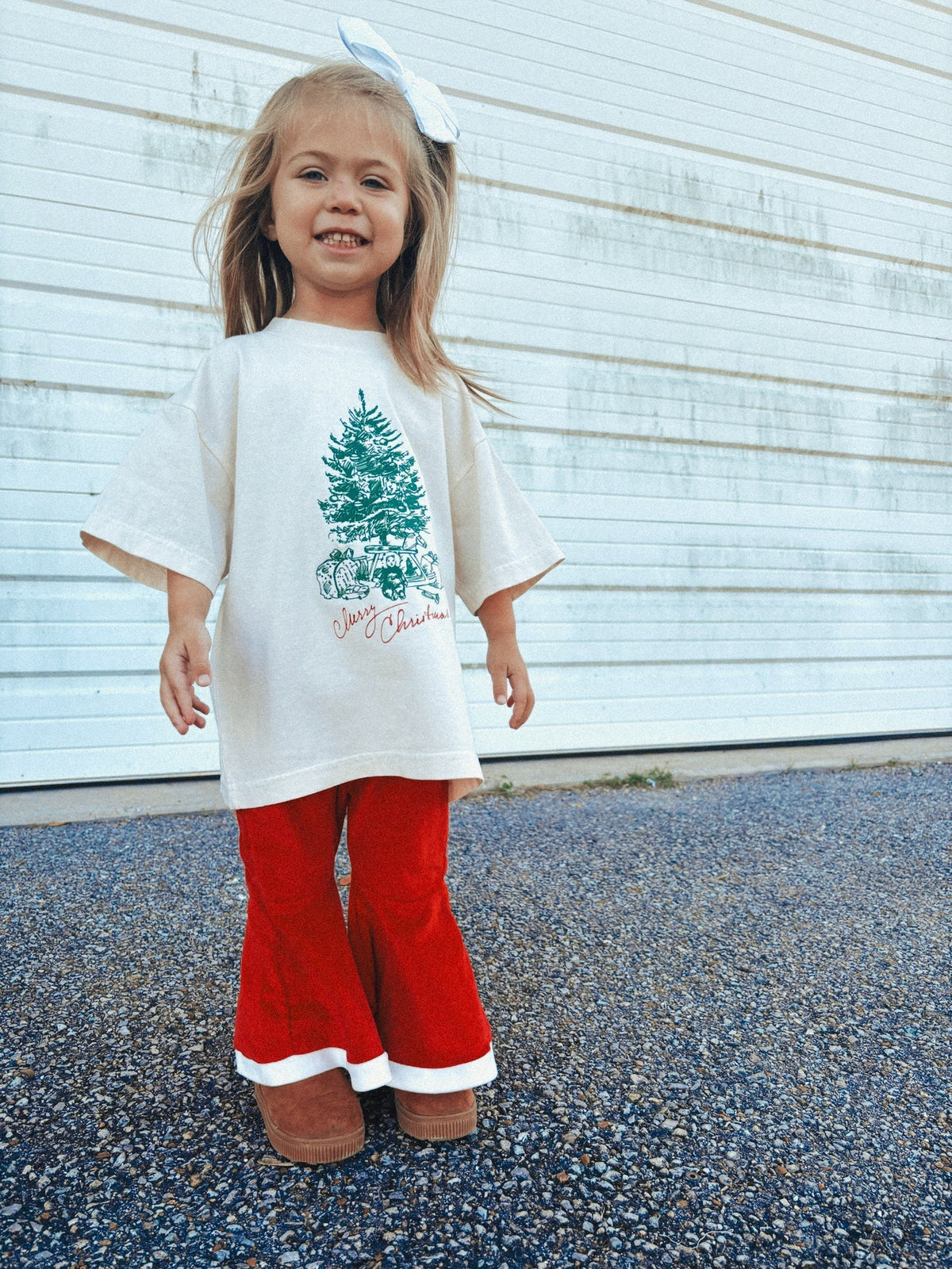Underground Original Design: * KIDS * The Merry Christmas Tree Boxy T-Shirt